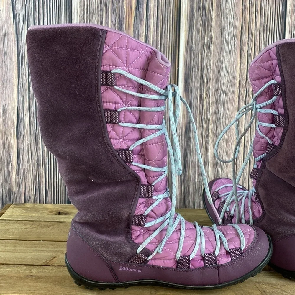 Columbia Youth Loveland Omni-Heat Snow Boot: Violet Haze, Oxogen -Size 5